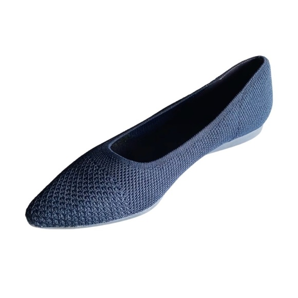 Naturalizer Hunter Navy Knit Ballet Flats Size 10M - Picture 1 of 10
